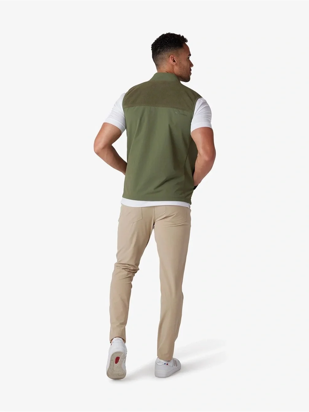 Mizzen + Main Venture Vest Olive Sage Full Zip Performance XL